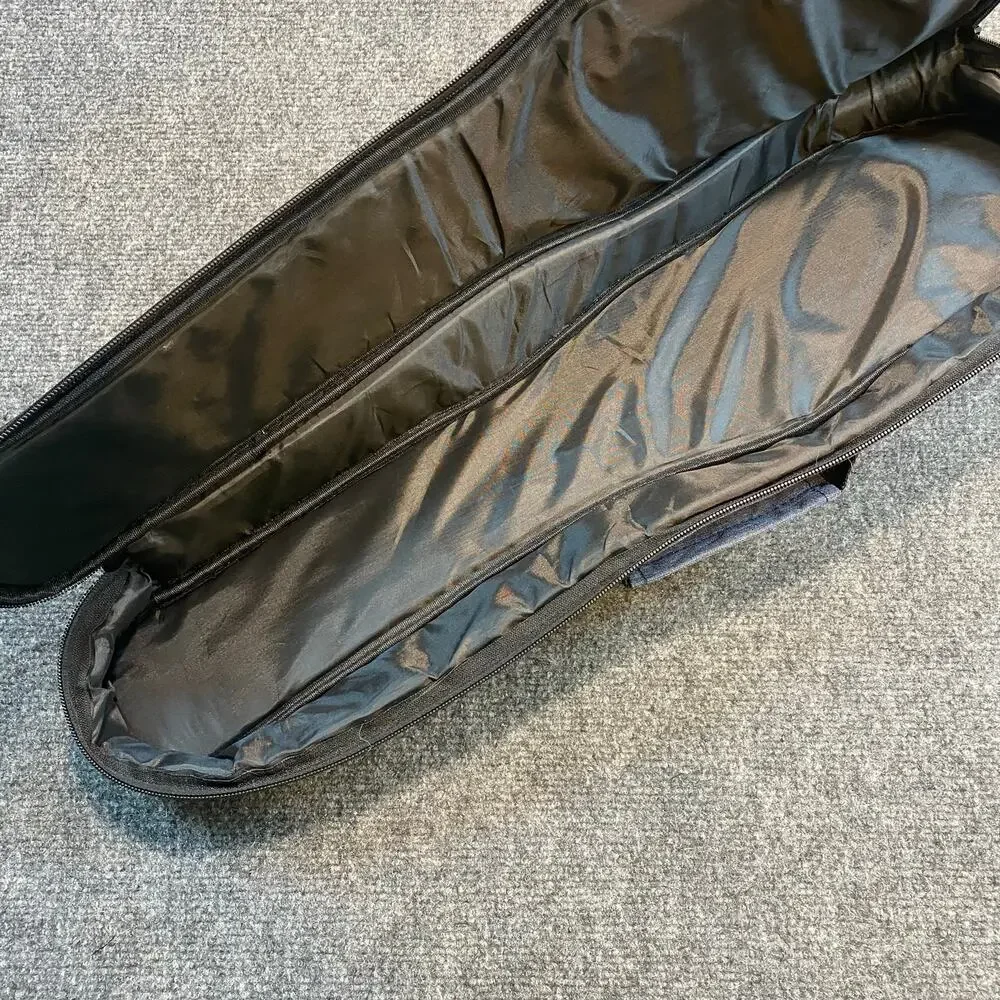 lotmusic Concert Ukulele Carry Case Black Padding Bag 26 Inch Ukulele Durable